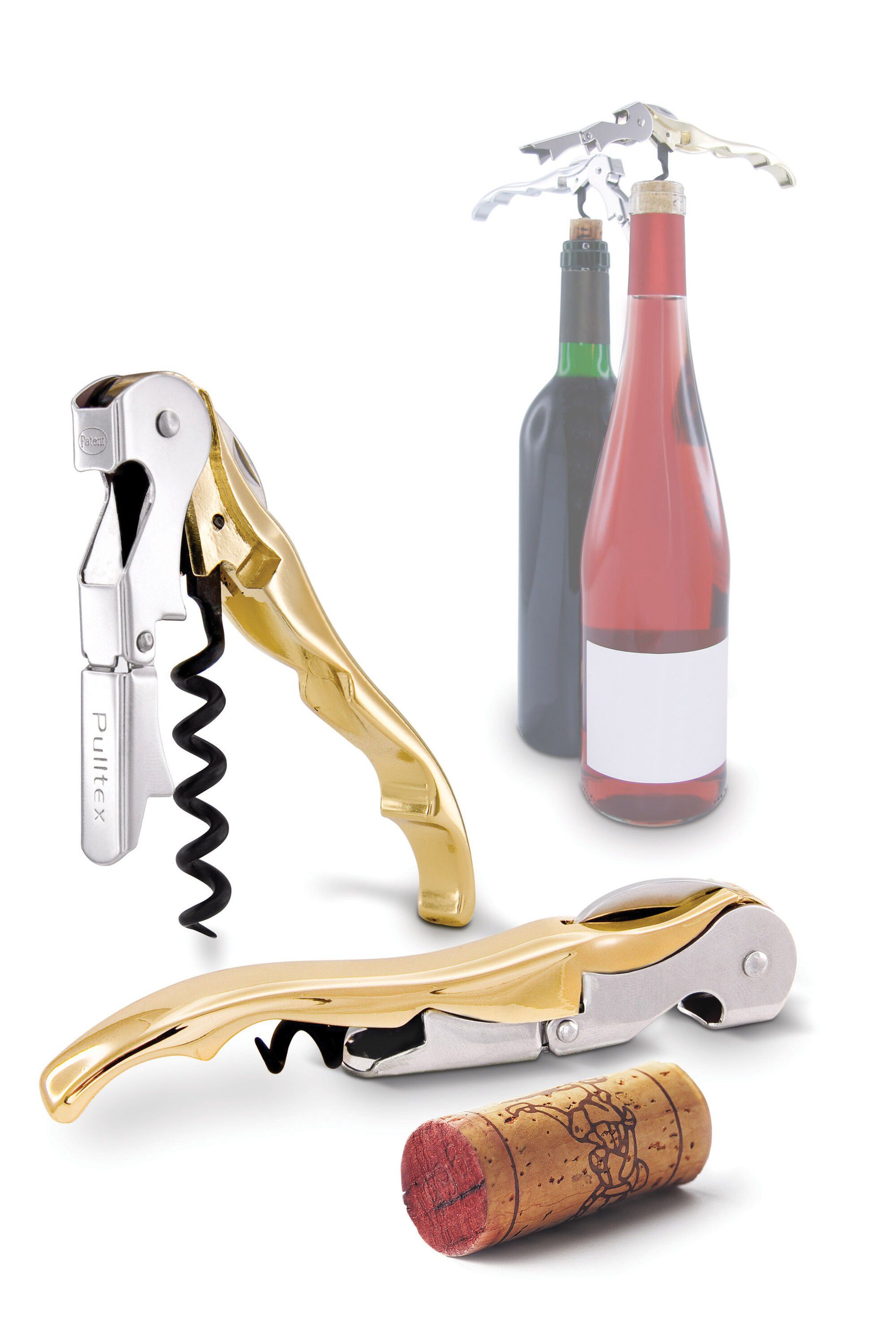 Vin&aring;bner Pulltaps Classic Guld m hylster