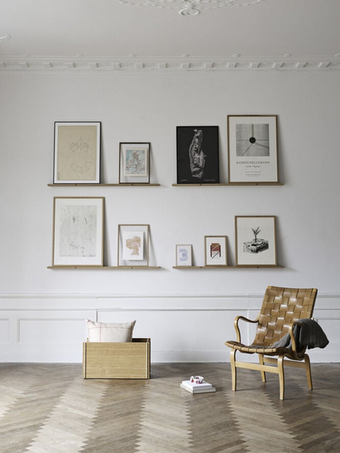 Gallery Shelf, 115, Oak 100%