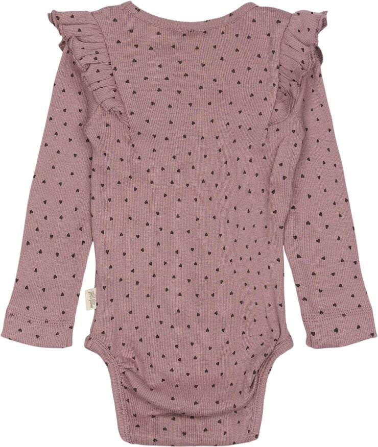 Body L/S Frill Modal heart