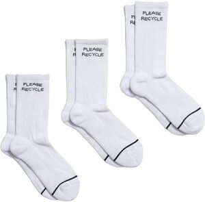 3-Pack Please Recycle Crew Sock