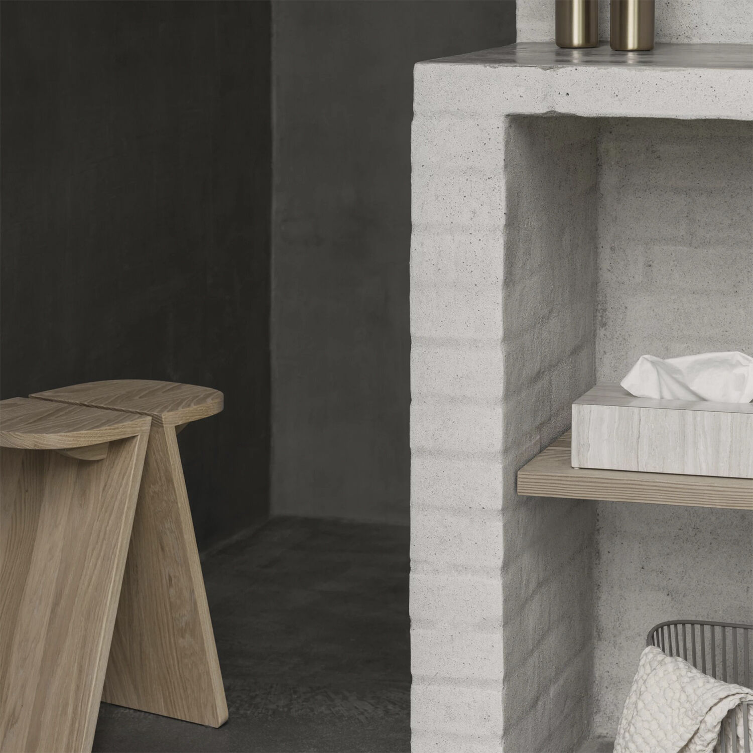 Stool -AVIO- Colour Oak