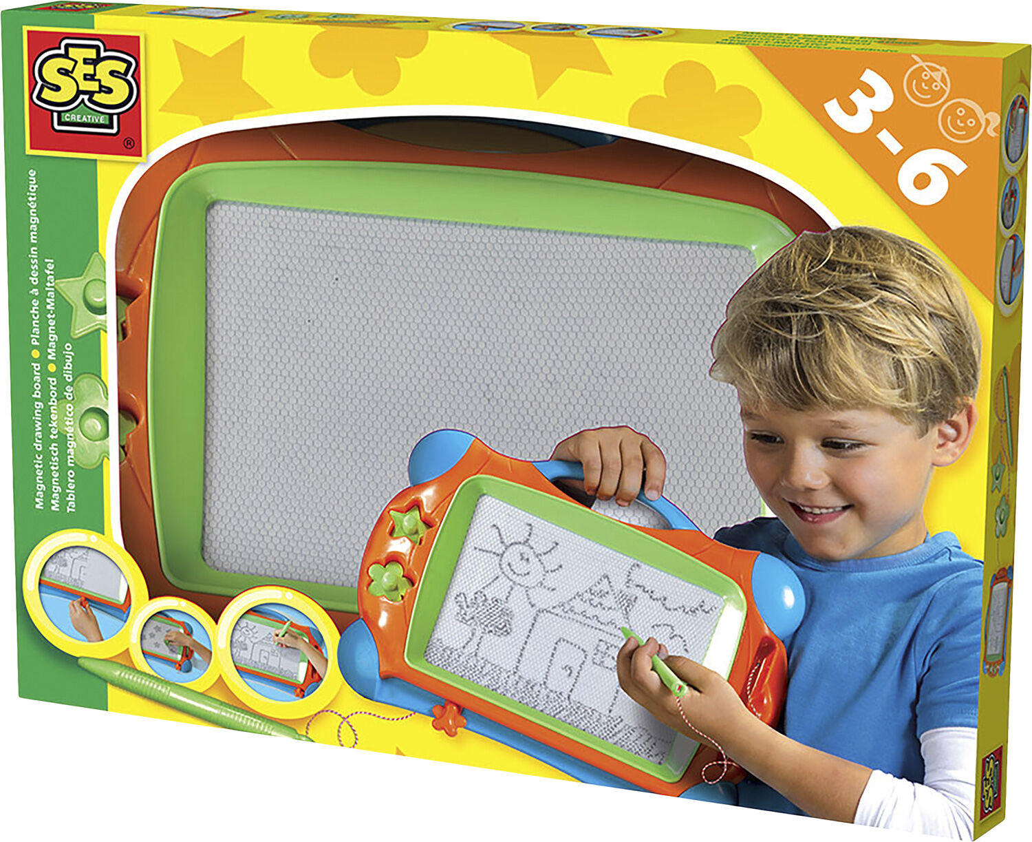 SES Creative - Magnetisk tegnebr&aelig;t