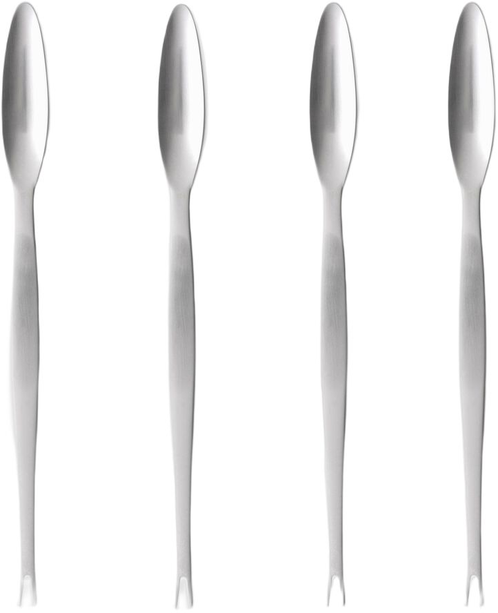 Hummergaffel Focus Steel 20,6 cm 4 stk. Mat stål