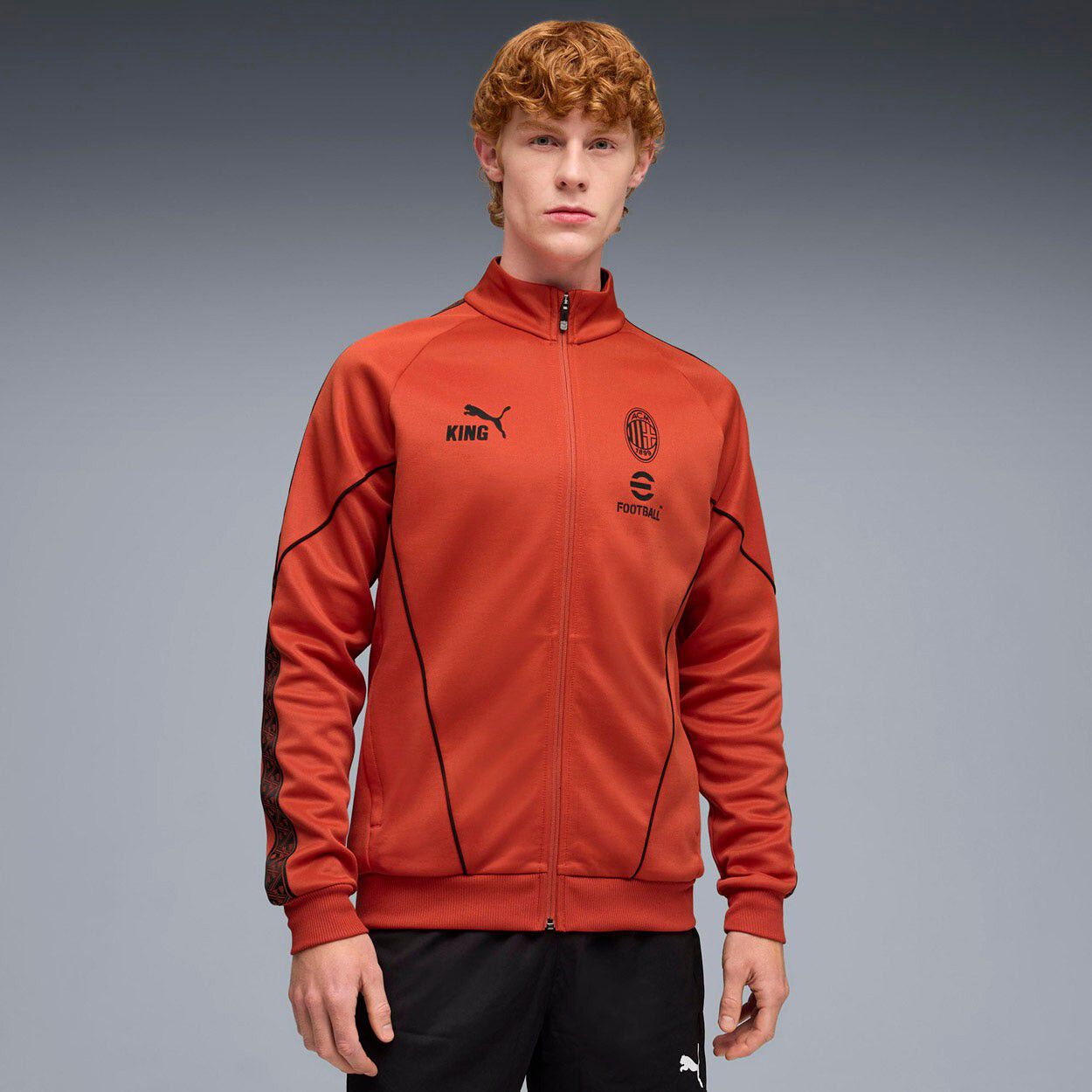 AC Milan King Anthem Full Zip Sweatshirt