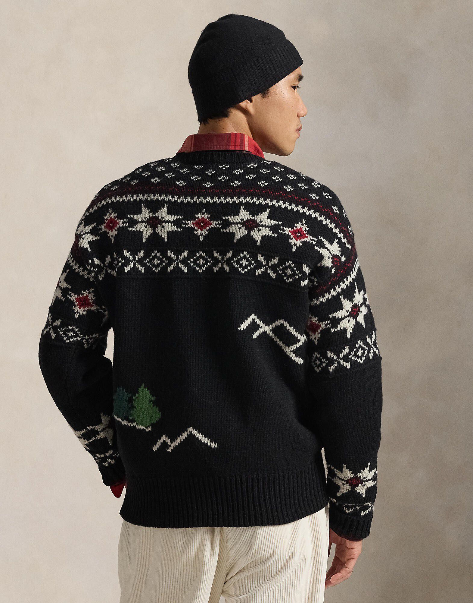 Wool Skier-Graphic Sweater