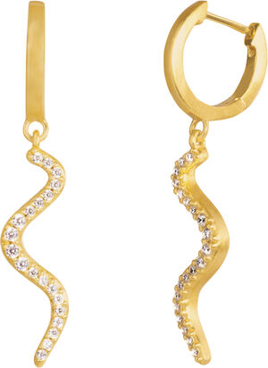 Wave Sparkle Hoop Mini