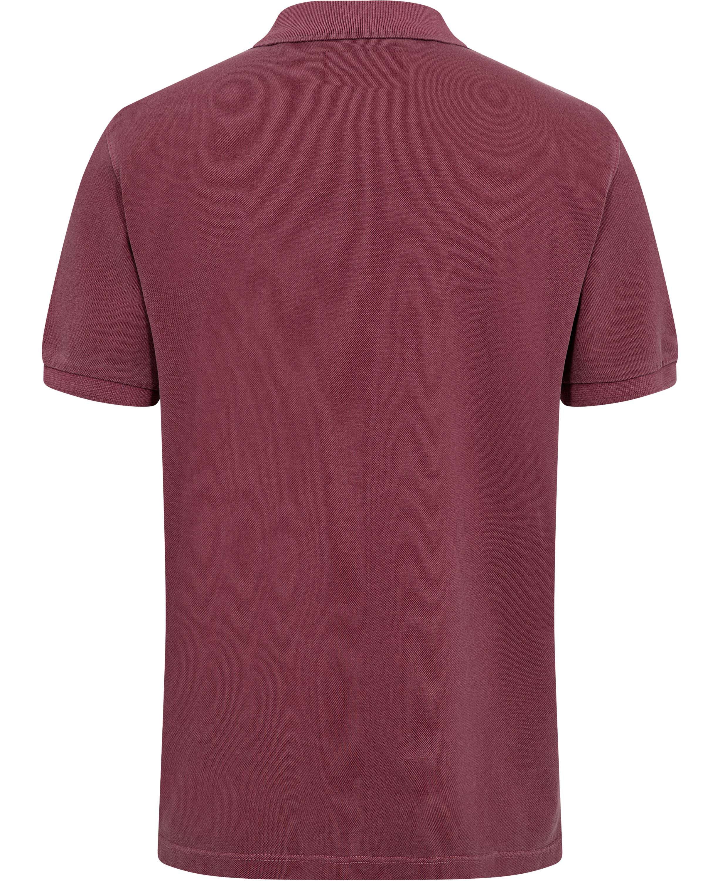 Poloshirt, short sleeve, rib detail