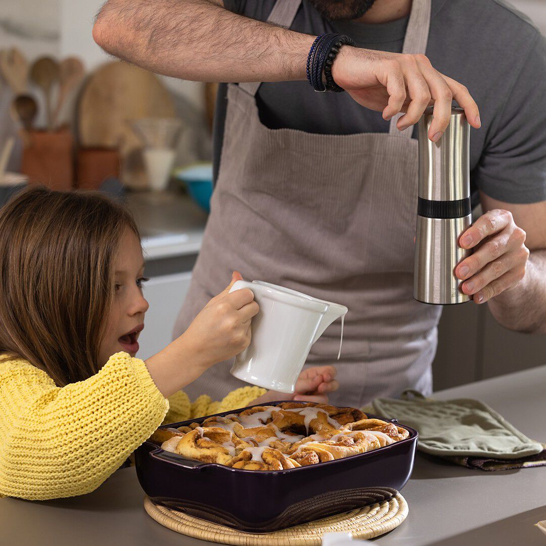 Appolia Keramik Rektangul&aelig;r Aubergine 32 cm