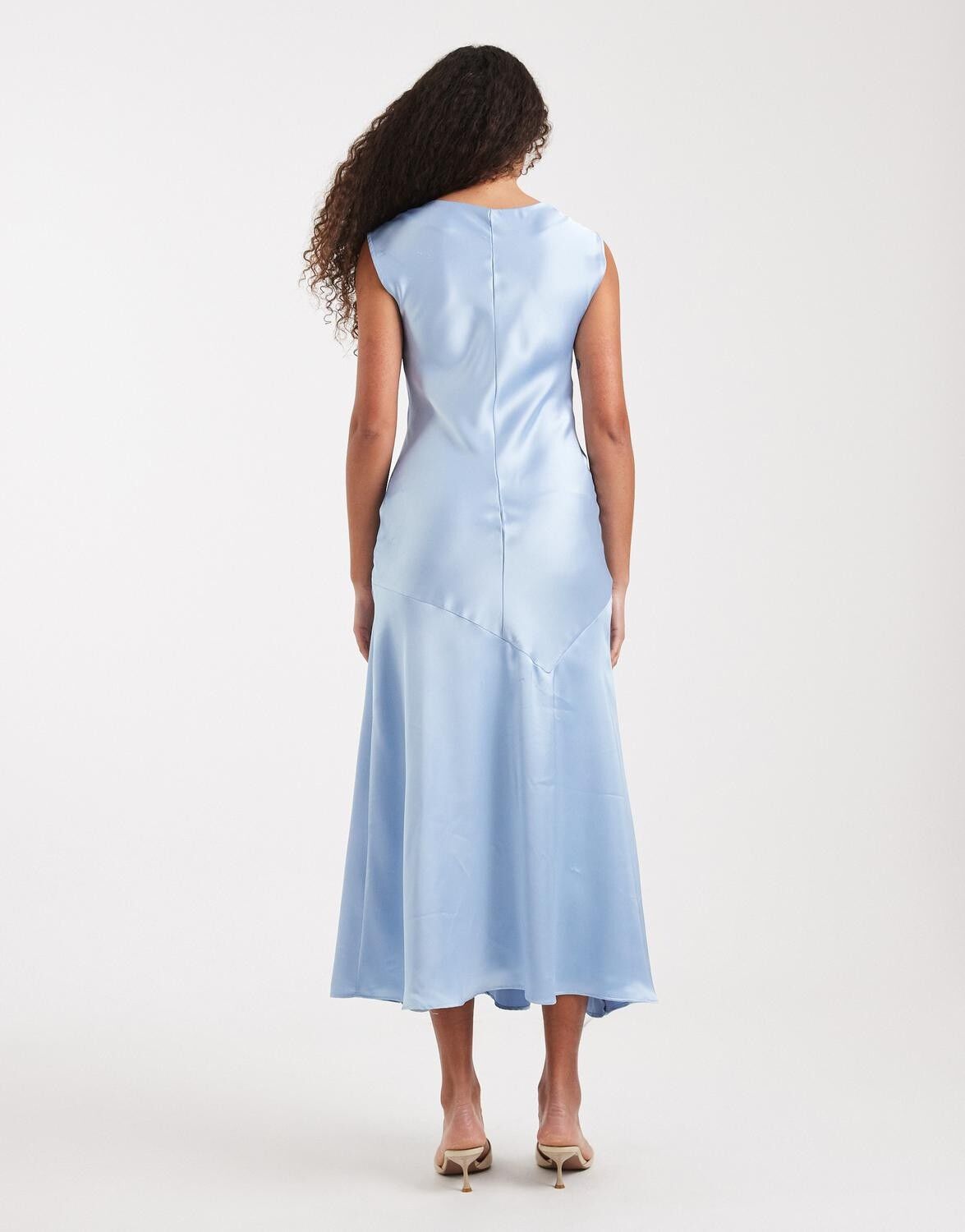 Tscarrie Satin Cowl Neck Maxi Dress Wvn