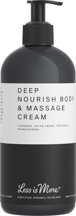 Organic Deep Nourish Body & Massage Cream lavender