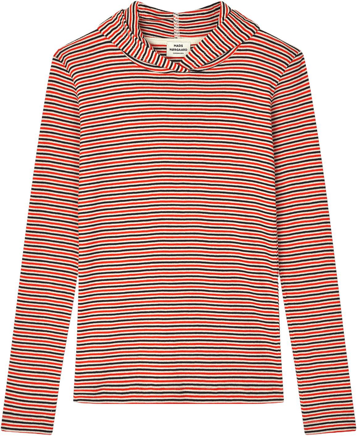 2x2 Cotton Stripe Tally Hoodie