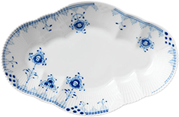 Blå Elements 23 cm. fad