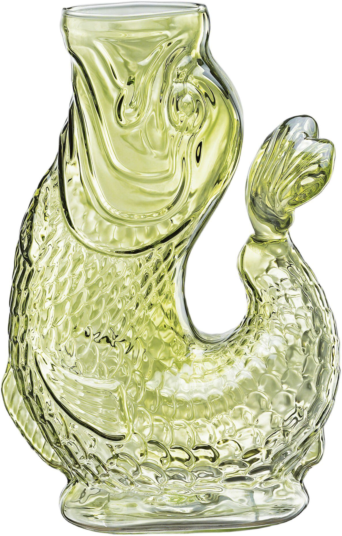 Vandkaraffel fisk, gr&oslash;n, glas, NEMO