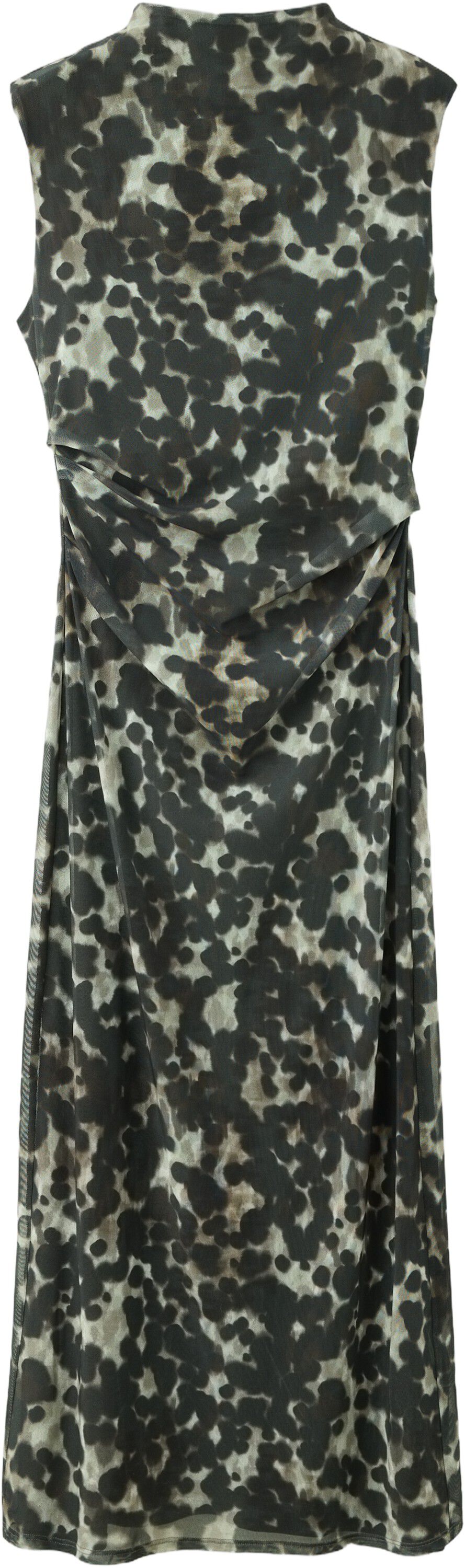 Printed mesh dress