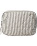 Moira 2 G toilettaske Beige / White Double Stripe