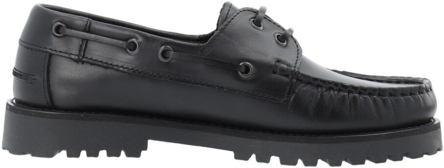 CASLENA Boat Shoe Pull Up Leather