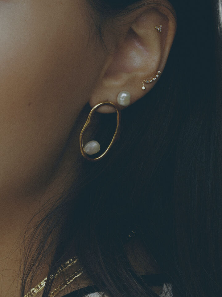 Baroque Helix Stud