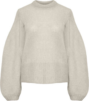 YASLAMBU O-NECK LS KNIT PULLOVER