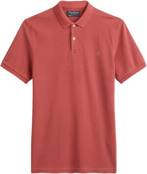 Poloshirt, short sleeve, rib collar