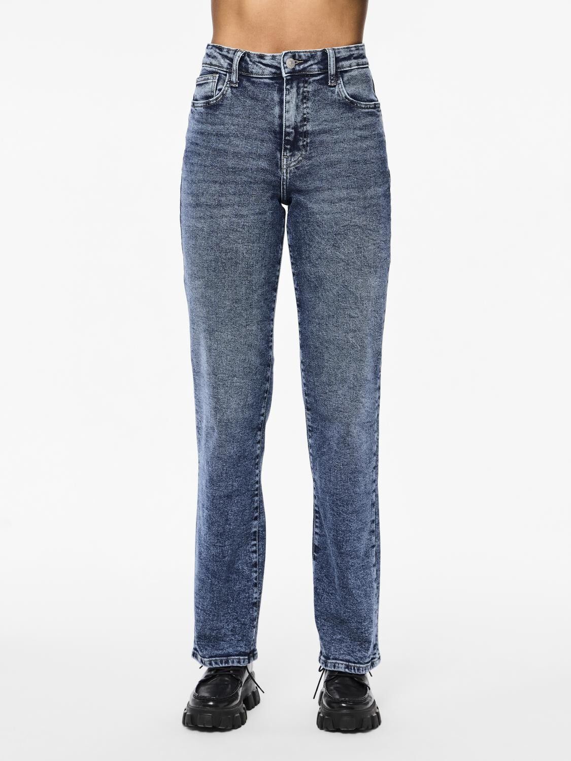 PCKELLY HW STRAIGHT JEANS MB402 NOO