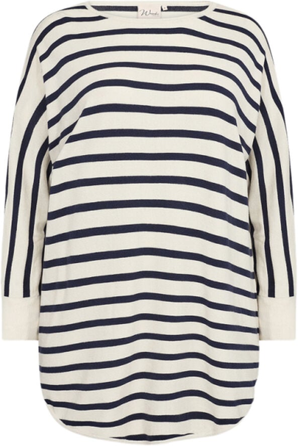 Curvy WA-SHANTI 6 Pullover Creme