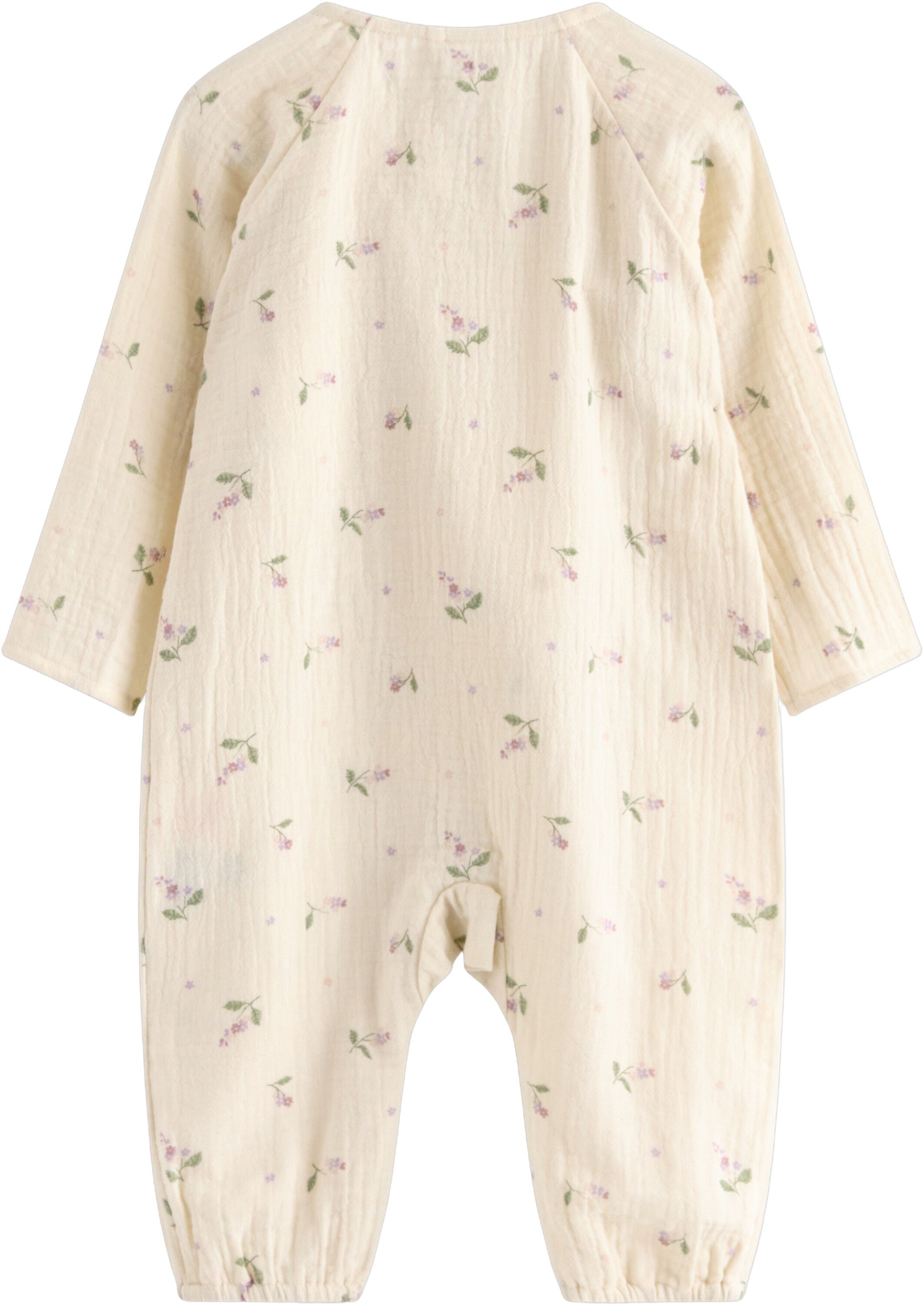 Langermet jumpsuit i bomullsgaze me