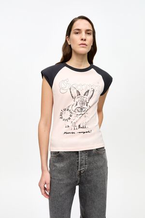 Basic Jersey Bunny Raglan T-shirt