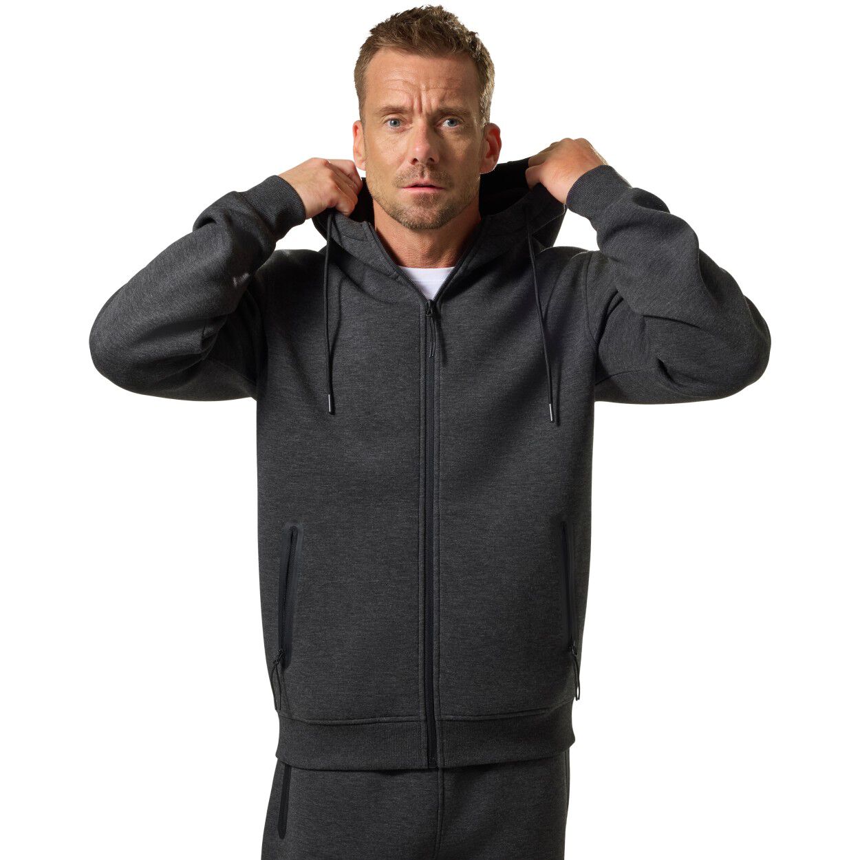 Bros Full Zip H&aelig;ttetr&oslash;je