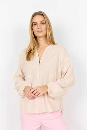 SC-BARBRA 1 Bluse Creme