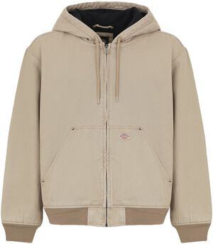 HILHAM HOODED CANVAS JACKET DESERT
