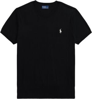 Short-Sleeve Crewneck Sweater