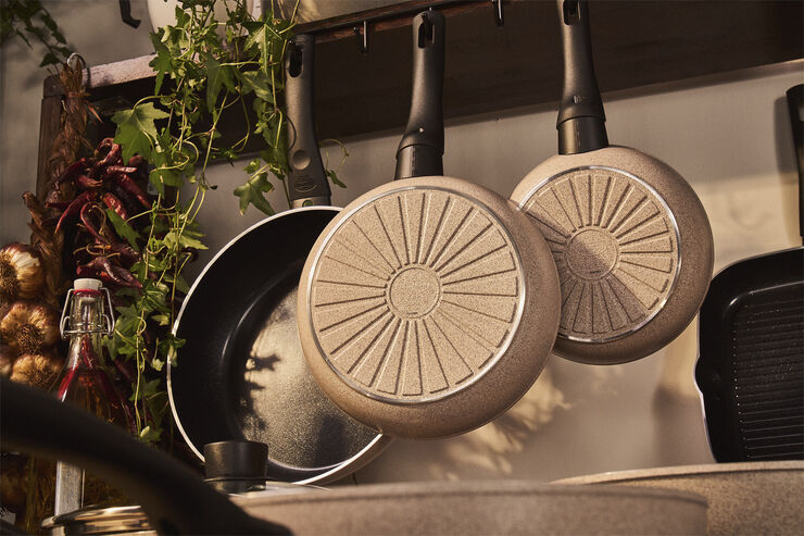 Ledro Stegepande 28 Beige Rund Alu