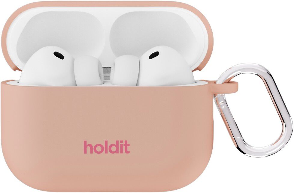 Silicone Case Solid AirPods Pro 1&2 Bare Pink