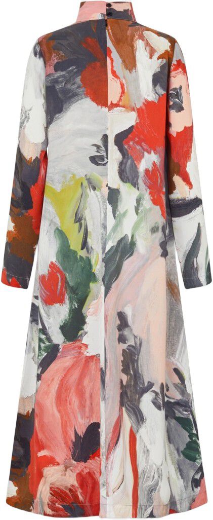 2263 Dry Viscose, Long Sleeve Midi Dress