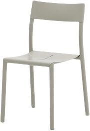 May Chair, Outdoor, Steel, Light Grey