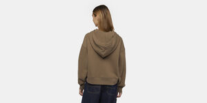 OAKPORT ZIP HOODIE MUSHROOM