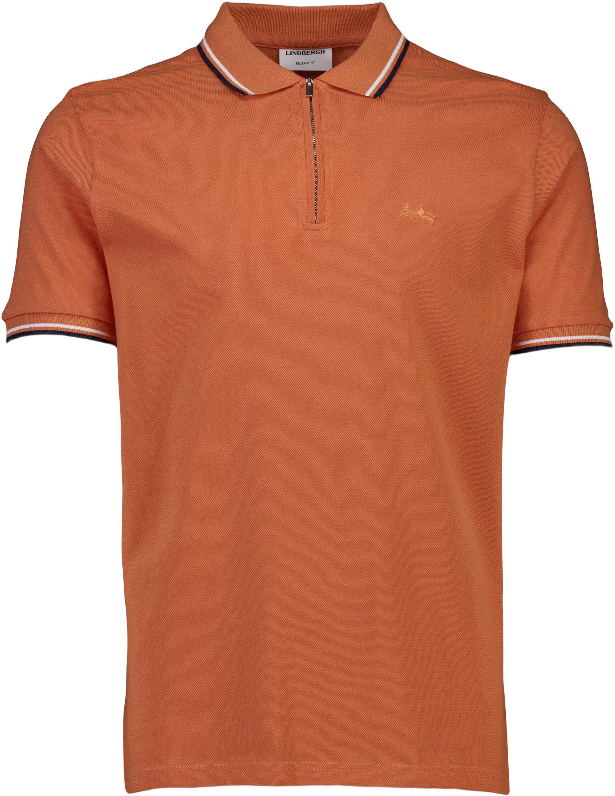 Polo shirt w. zip neck