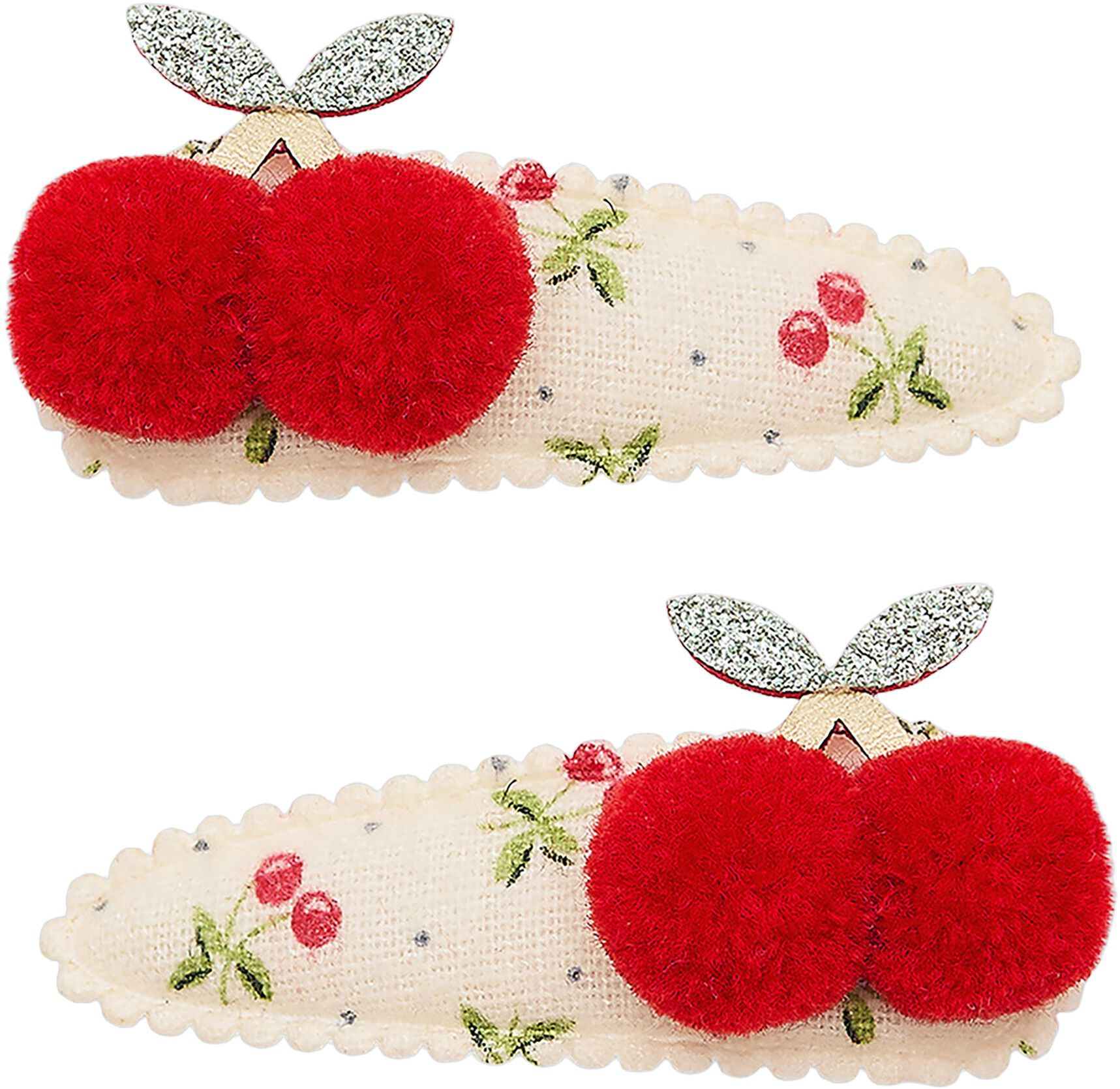 Mimi & Lula - 2 h&aring;rsp&aelig;nder - Pom Pom Cherries Mon Cheri