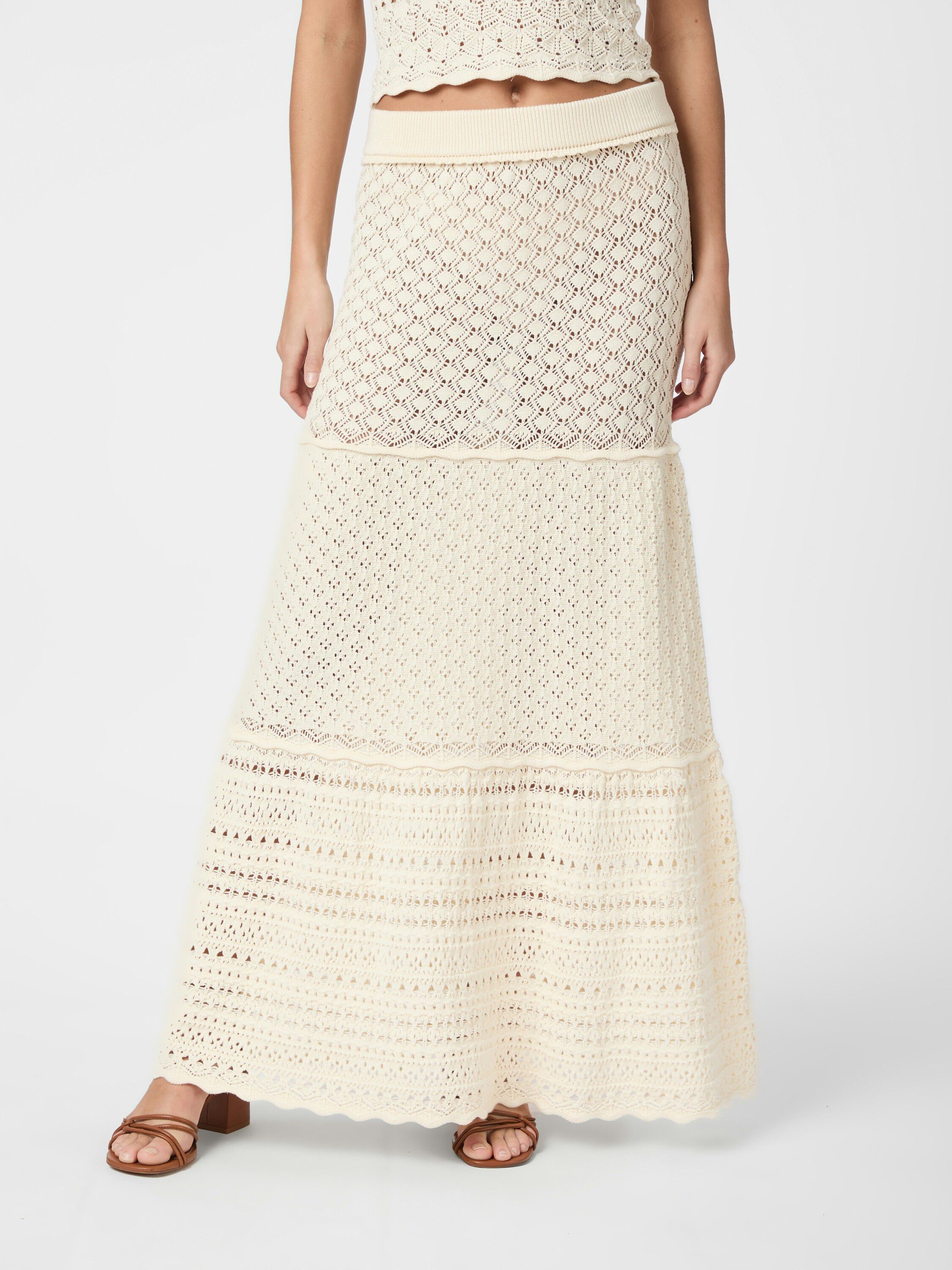 Pillina Crochet Knit Skirt