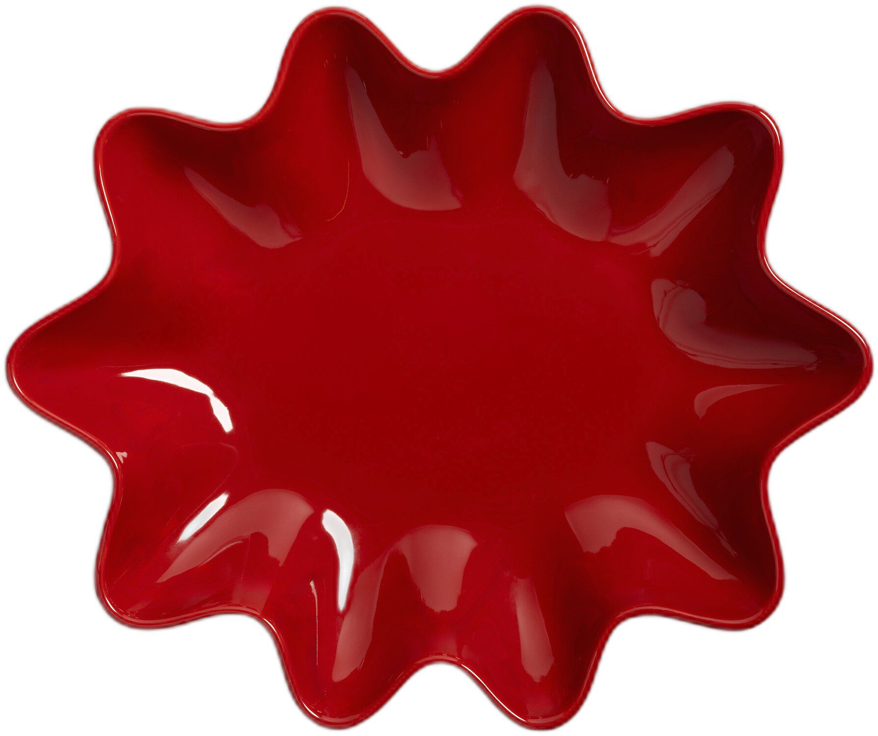 Bowl sun oval burgundy