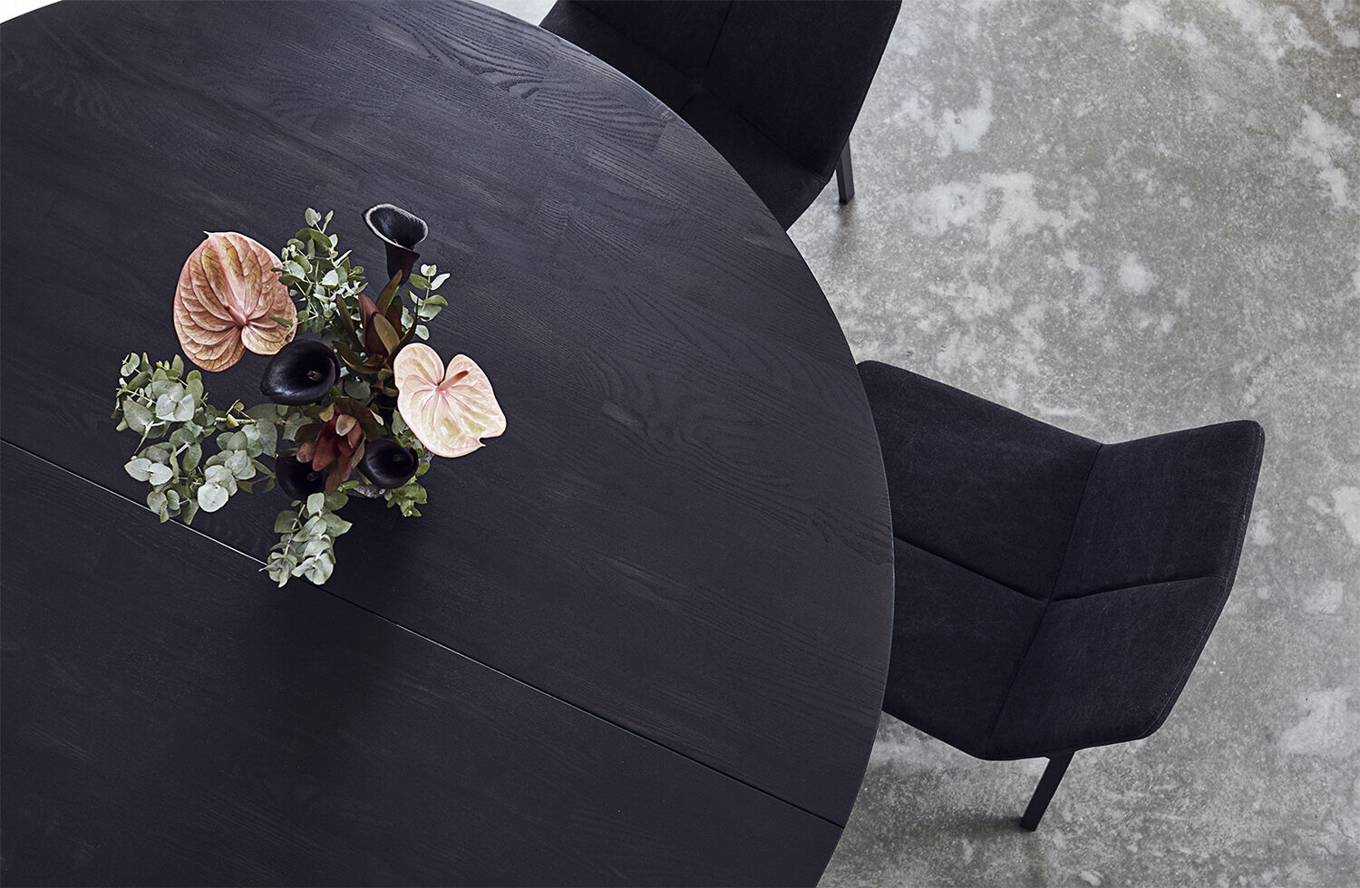 Spisebordsstol Chamfer Anthracite ,