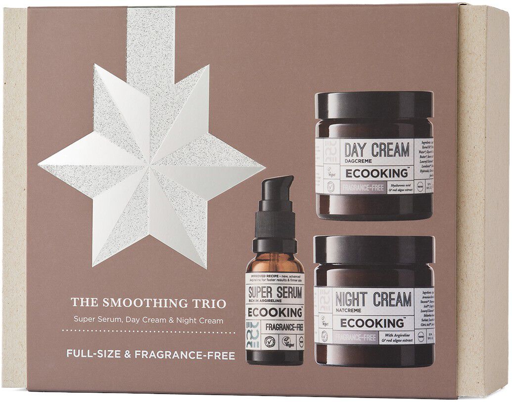 The Smoothing Trio - Day & Night Cream + Serum Set - Fragrance Free -