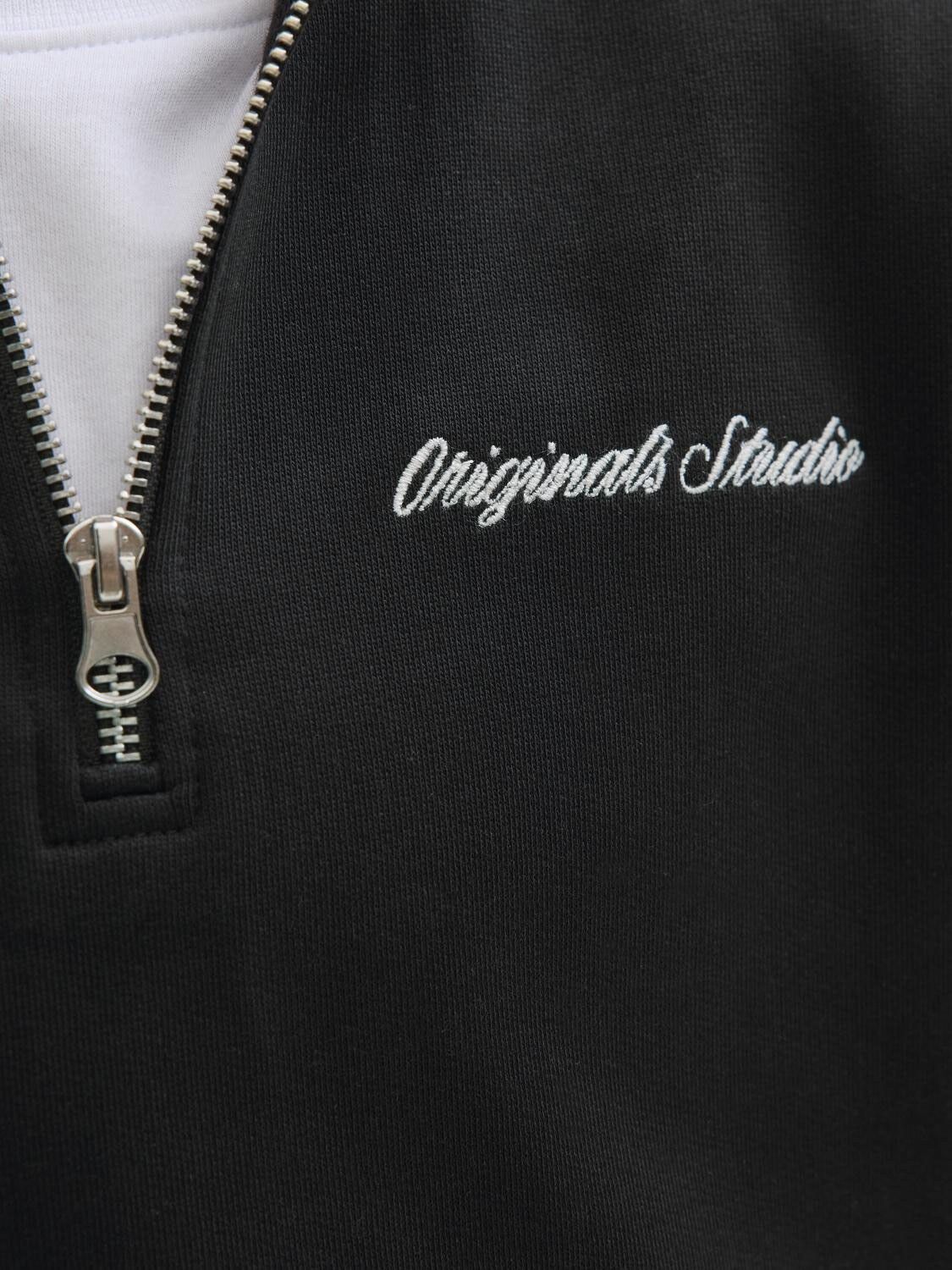 JORNORREBRO EMB SWEAT HIGH NECK JNR