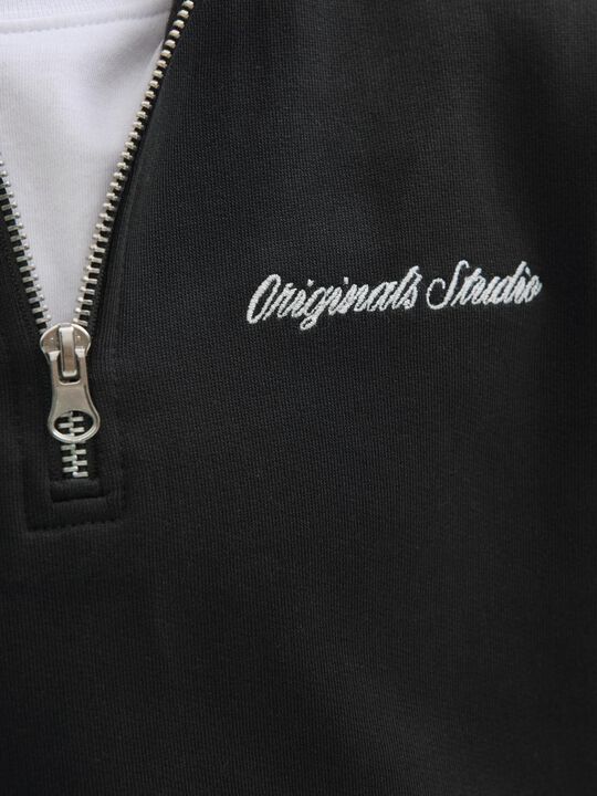 JORNORREBRO EMB SWEAT HIGH NECK JNR