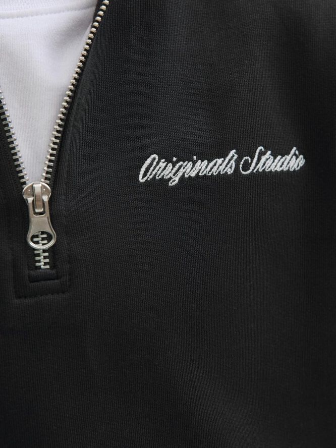 JORNORREBRO EMB SWEAT HIGH NECK JNR