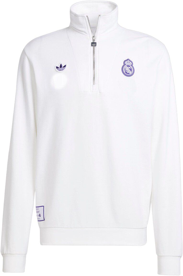 Real Madrid Terrace Icons Half-Zip Tr&aelig;nings Tr&oslash;je