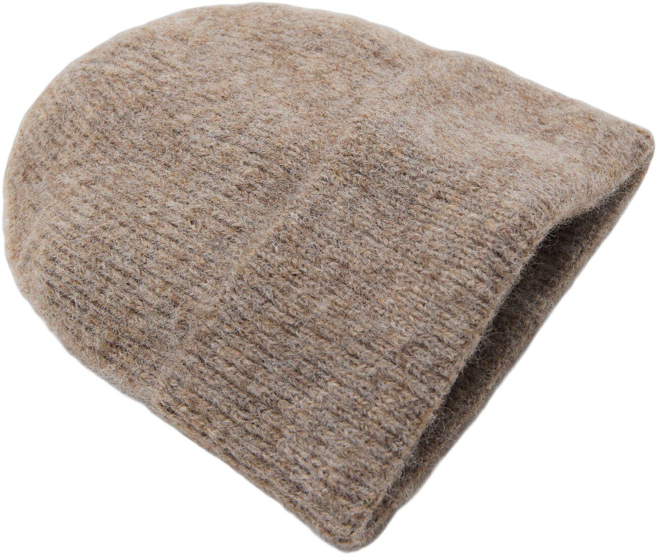 Rib-knit cap