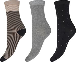DECOY 3-pack ankle sock cotton