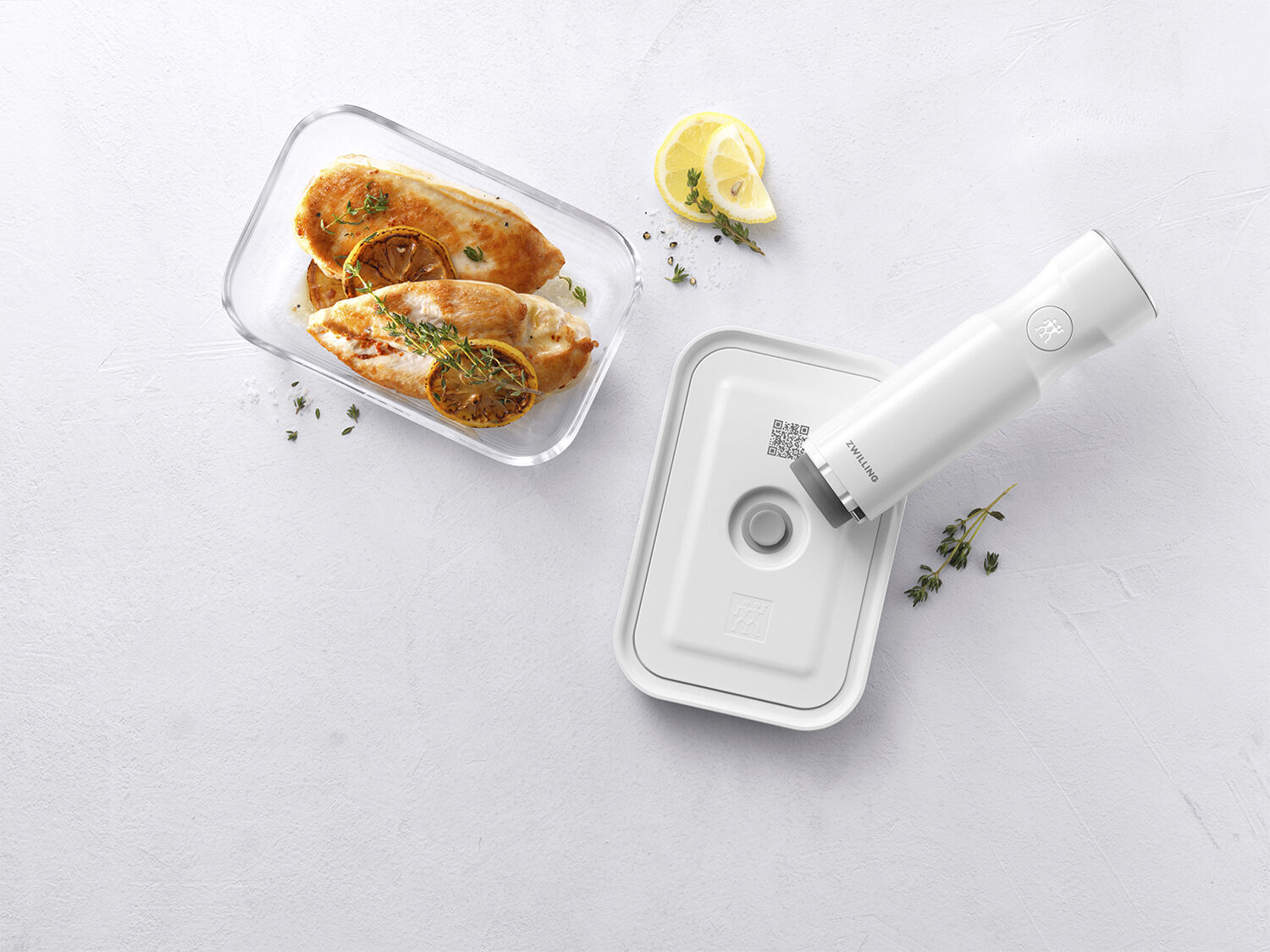 Fresh & Save Vakuum beholder i glas str L