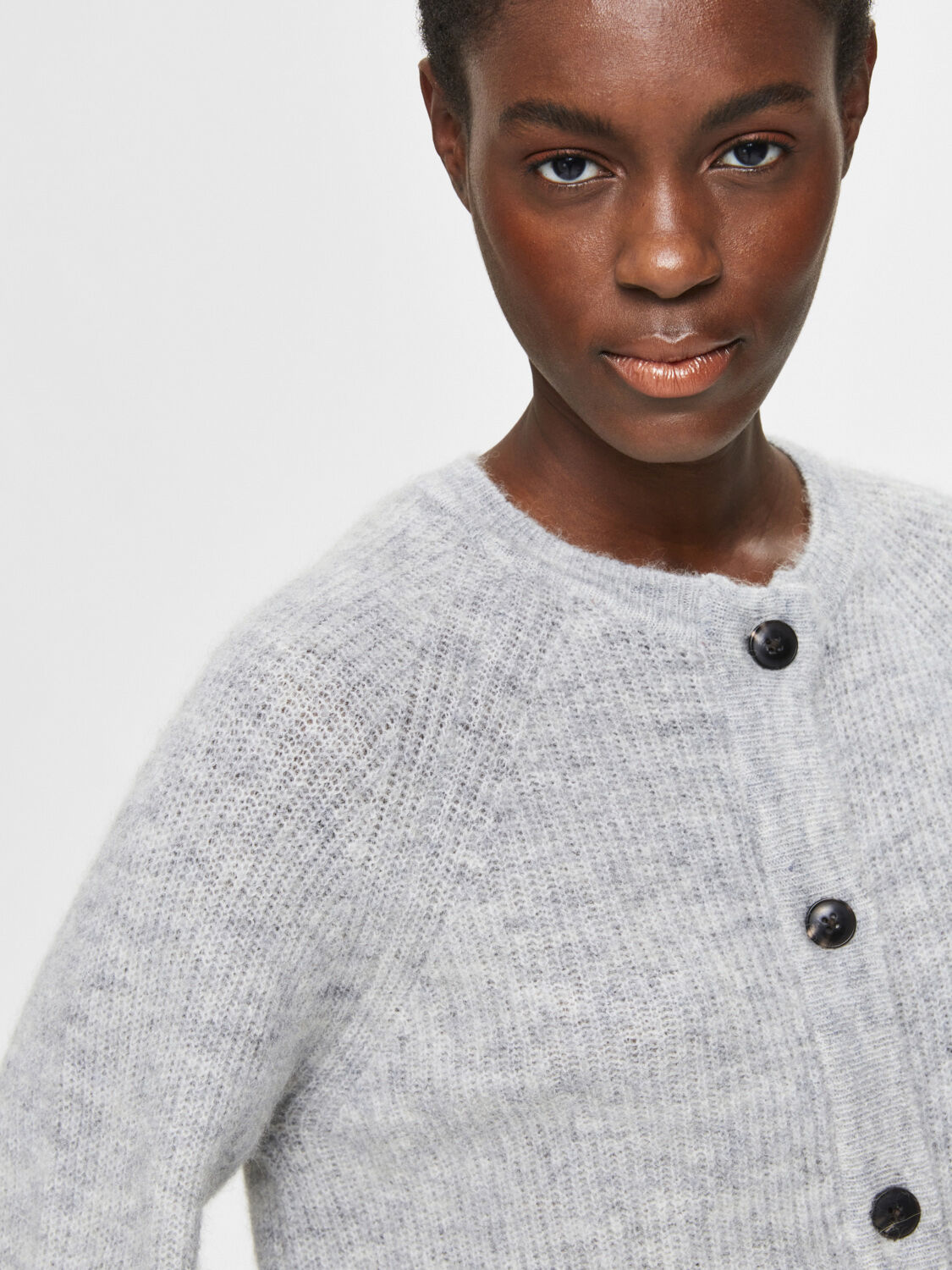 SLFLULU LS ALPACA BLEND KNIT SHORT CARDIGAN NOOS